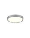 Plafoniera Rotonda Led Dimmerabile Cromo IP44 Ø33 cm