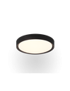 Plafoniera Rotonda Led Dimmerabile Nero IP44 Ø33 cm