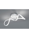 Plafoniera Soffitto Design Fiocco Bianco Led Dimmer 4000k