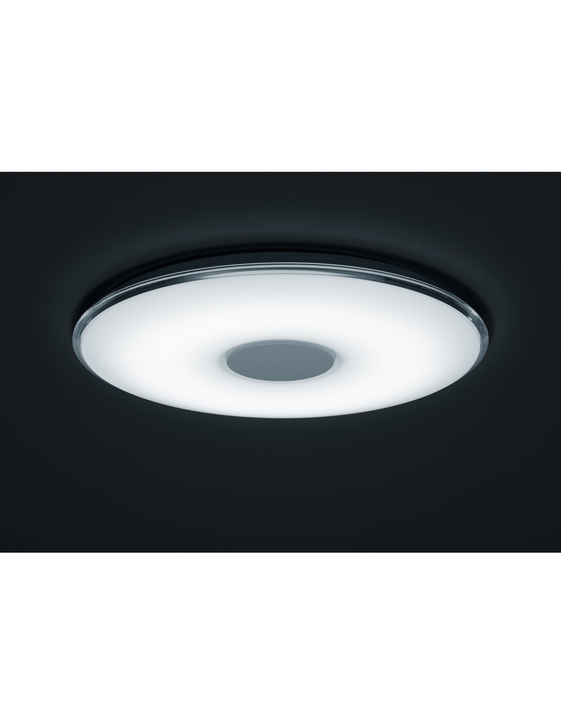 Plafoniera LED Dimmerabile Effetto Luce Notturna Ø60 cm Bianco
