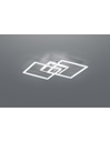 Plafoniera Doppio Quadrato Alluminio Led 25w Dimmerabile L57 cm