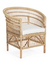 Poltrona in Rattan Josefina Naturale - 79x72x86 cm