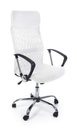 Poltrona ufficio ecopelle bianco Dakar - Dimensioni: 48x49x114/124 cm