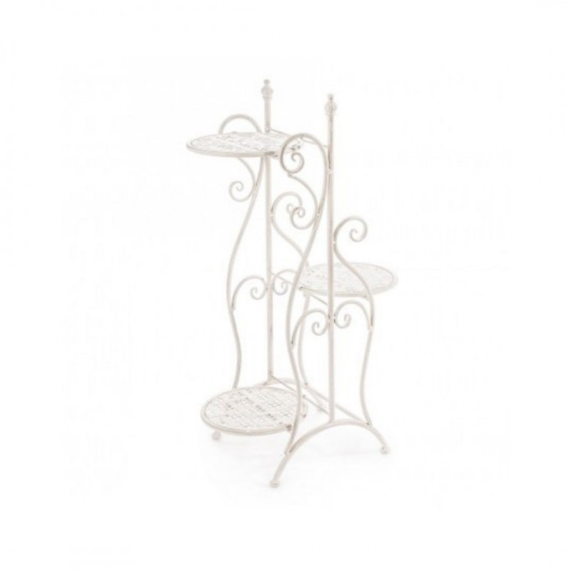 Porta Fiori Pieghevole Emily 3 Posti - 32x29x80 cm