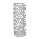 Portabicchiere Metallo Frecce Bianco Tondo ø8x20 cm