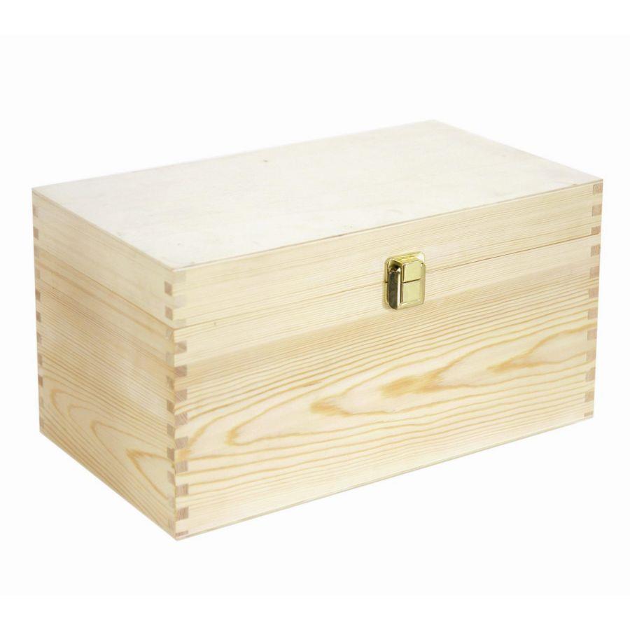 Portabottiglie in legno naturale per 4 bottiglie - 35x20x18 cm