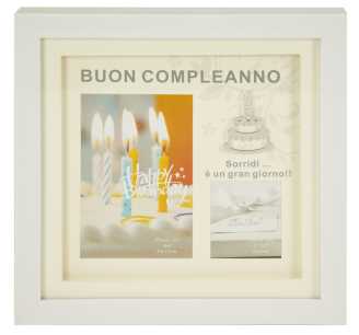 Portafoto Compleanno Me-0020 27 x 27 x 2,5 cm