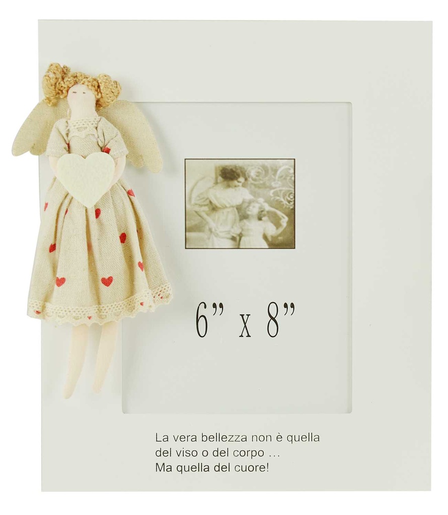 Portafoto Dream Princesses Bianco 24 x 2,5 x 29 cm