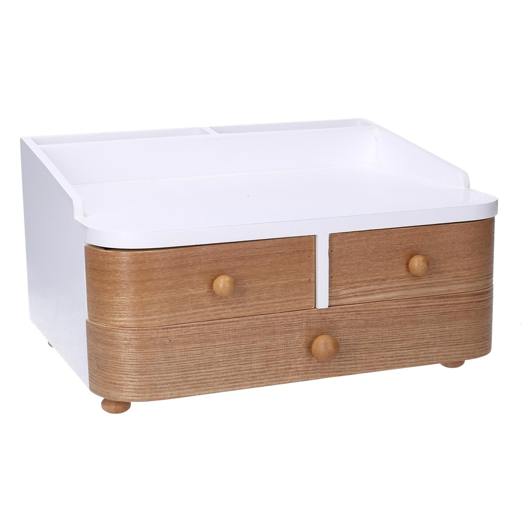 Portagioie in legno marrone - Dimensioni: 24x20,5x13,5 cm