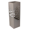 Portaombrelli metallo albero tortora quadro 15,5x15,5 cm