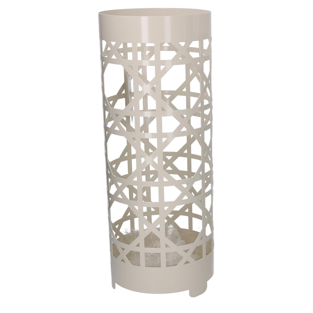 Portaombrelli metallo crema tondo cmø19h49