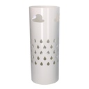 Portaombrelli metallo nuvole bianco tondo ø19h49