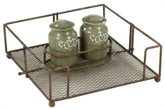 Portatovaglioli + sale&amp;pepe cm.22 x 21 h 10