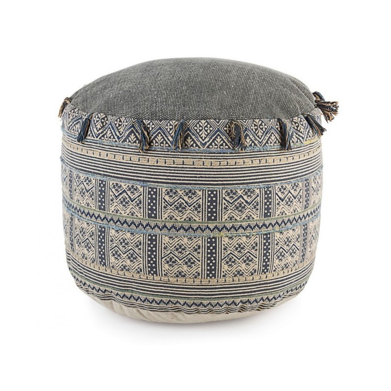 Pouf in cotone stile etnico TILAK Snorkel 50x35 cm