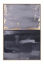 Quadro C-C Bold 743 62x92 - Stampa su Tela con Applicazioni ad Olio e Fogli Dorati