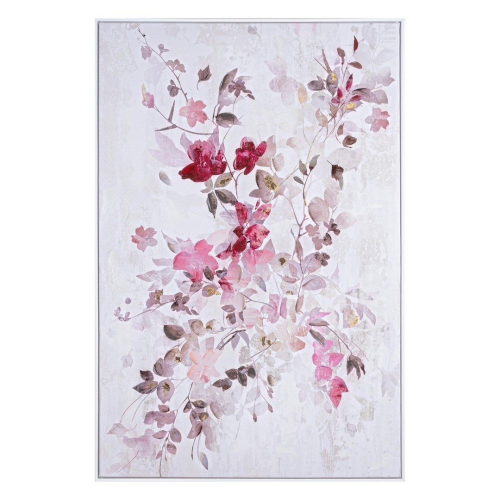 Quadro dipinto ad olio con cornice natura 122.5x4.5x82.5h