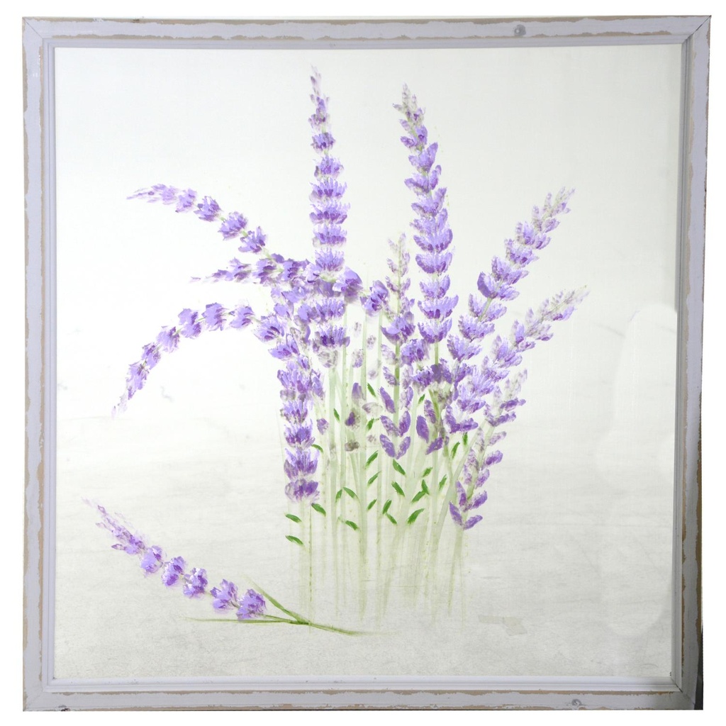 Quadro Lavanda su Rete YC-2219B 80x80 cm