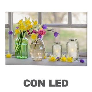 Quadro led rettangolare per barattoli cm40x30x1,8