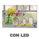 Quadro led rettangolare per barattoli cm40x30x1,8