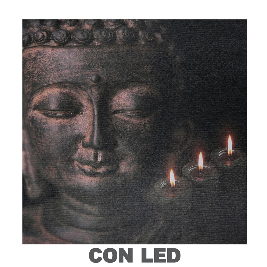 Quadro LED Buddha 40x2,3x40 cm