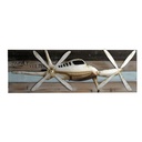 Quadro Legno Aereoplano 40x120x3 cm - Arreda con Stile