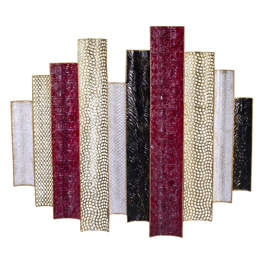 Quadro Metallo Rosso 89,5x79,4x5,1 cm