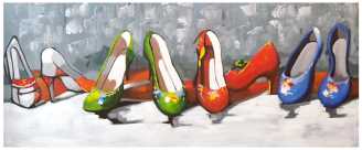 Quadro Scarpe YC-1955 cm. 135 x 55
