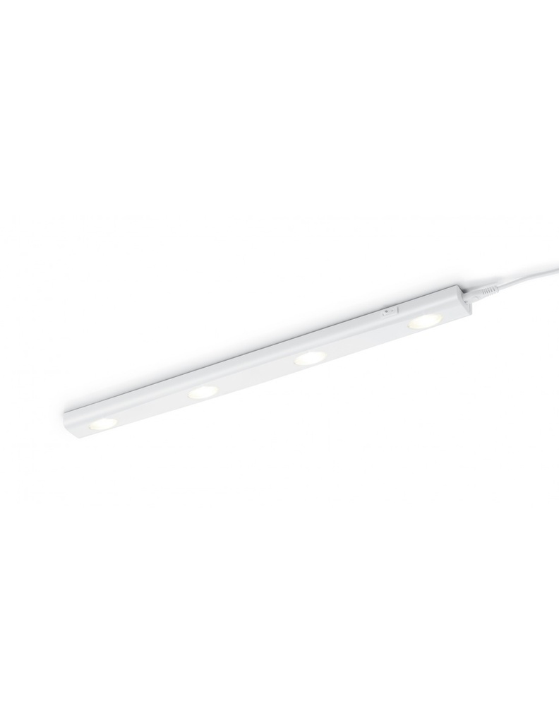 Reglette Applique 4 Led Aragon Bianco L55 cm Trio Lighting
