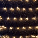 Rete 160 LED Luce Bianco Caldo a Batteria 240x120 cm