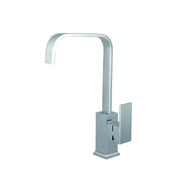 Rubinetto miscelatore da cucina finitura cromo h. 28x24 cm