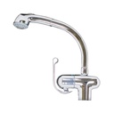 Rubinetto miscelatore lavello cucina con doccetta estraibile h. 30x21 cm