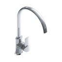 Rubinetto miscelatore per lavabo cucina finitura cromo h.26,78x20,3 cm