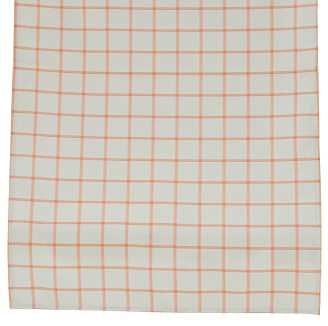 Runner quadri arancio jm-2146 cm. 45 x 140