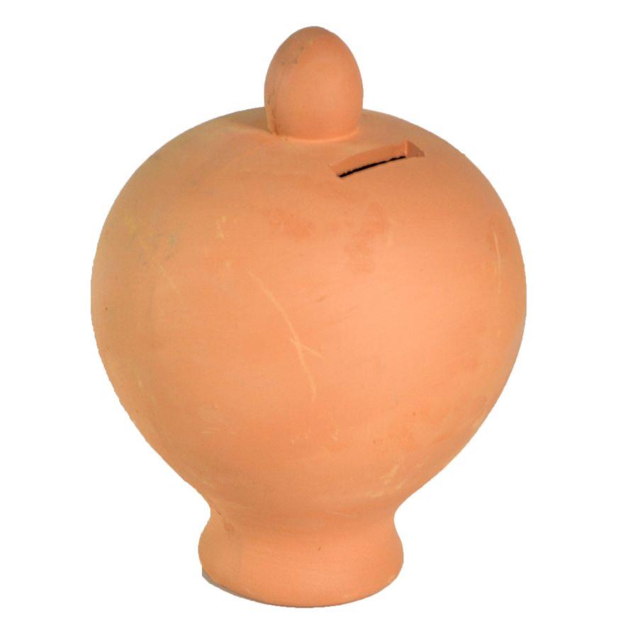 Salvadanaio in terracotta 15x15x20 cm