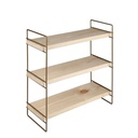 Scaffale Hobby 3 ripiani 40x13x40 bronzo ASZ1572