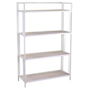 Scaffale in metallo a 4 ripiani Lucilla