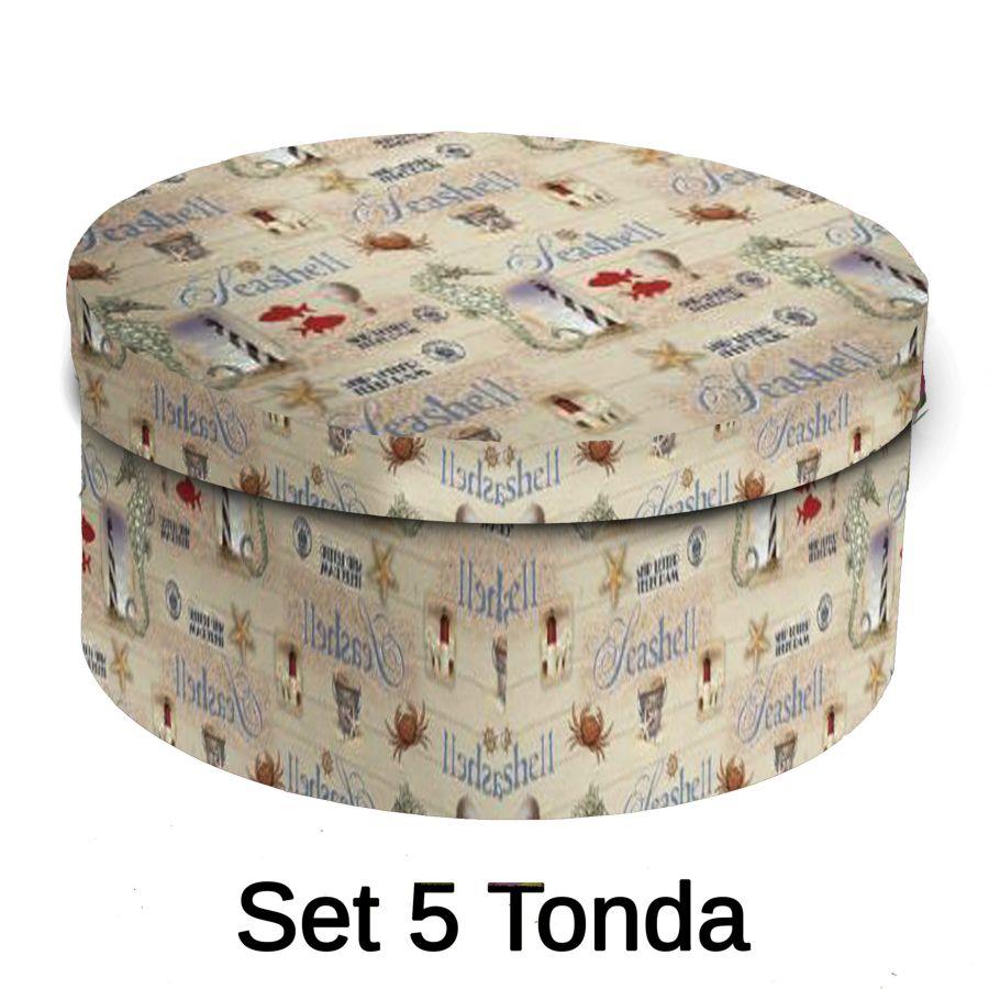Scatola cartone salvagente tondo 1-5 cmø40,5h17,8x33