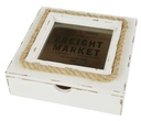 Scatola con Corda KB-7764 20 x 20 h6,5 cm
