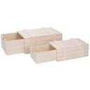 Scatola in legno naturale 20x14x8,3 cm