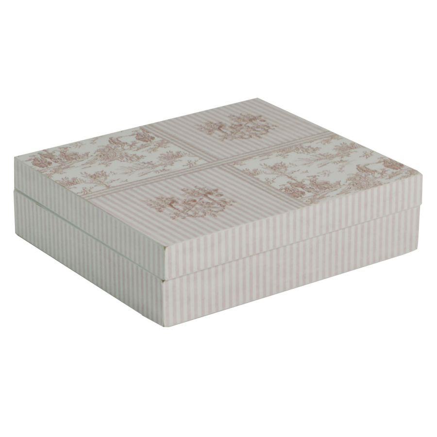 Scatola legno lilac 20x17,5x5 cm