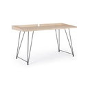 Scrivania Vintage in Legno e Metallo District - 142x61x78 cm