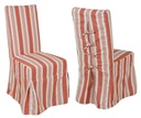 Sedia Napoli in tessuto lino - Dimensioni: 47x58x100 cm