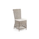 Sedia Intrecciata in Rattan Warna per Interni ed Esterni - 47x55x100 cm