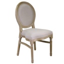 Sedia Legno Imbottita con Sedile Smontato 50x51x96h cm