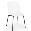 Sedia Moderna Bianco Gesso - Dimensioni: 54x46x86 cm