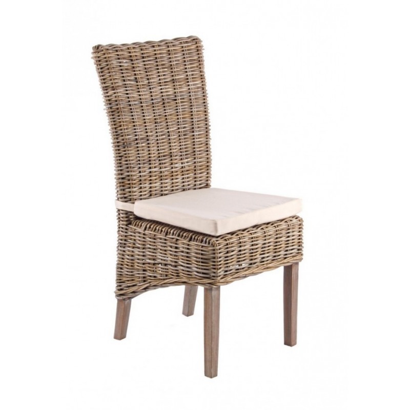 Sedia da esterno in mogano Luzia 48x59x h104 cm