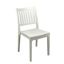 Sedia Plastica Stampata Minerva Bianca 52x46x87 cm