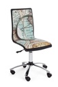 Sedia ufficio ecopelle acciaio Young Gulliver - Design moderno e comfort regolabile