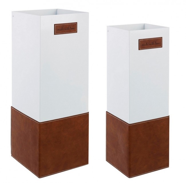 Set2 Ombrello Urban Chic Rett Bia-Marr - Design Elegante e Protezione Maggiore