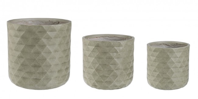 Vaso Pyramid To Salvia in Fibra di Vetro per Esterno
